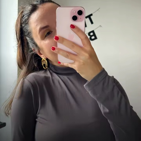 Gold Shrimp Crystal Earrings - Picture 7 of 9